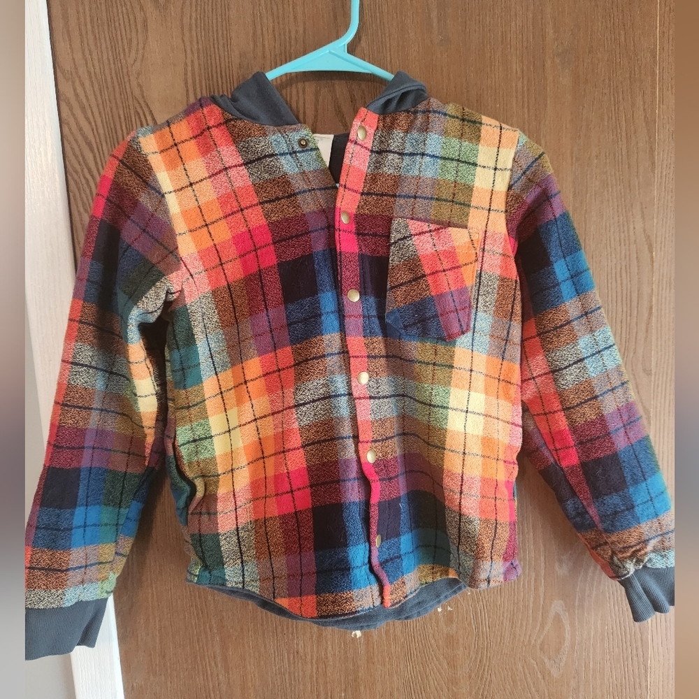 Colorful Plaid Kids Shirt